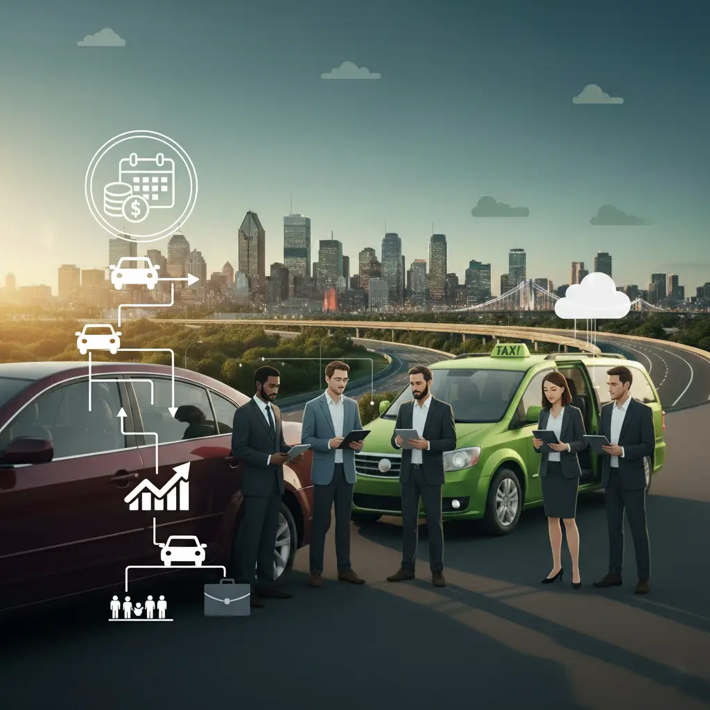 Voyage d'affaires taxi corporatif